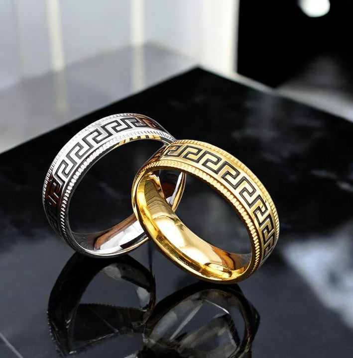 Design Silver Gold Ring