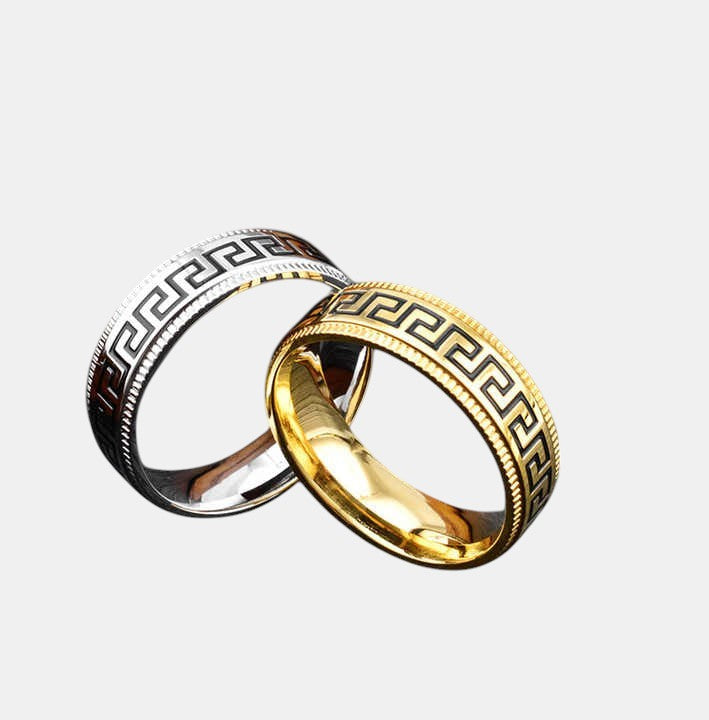Design Silver Gold Ring