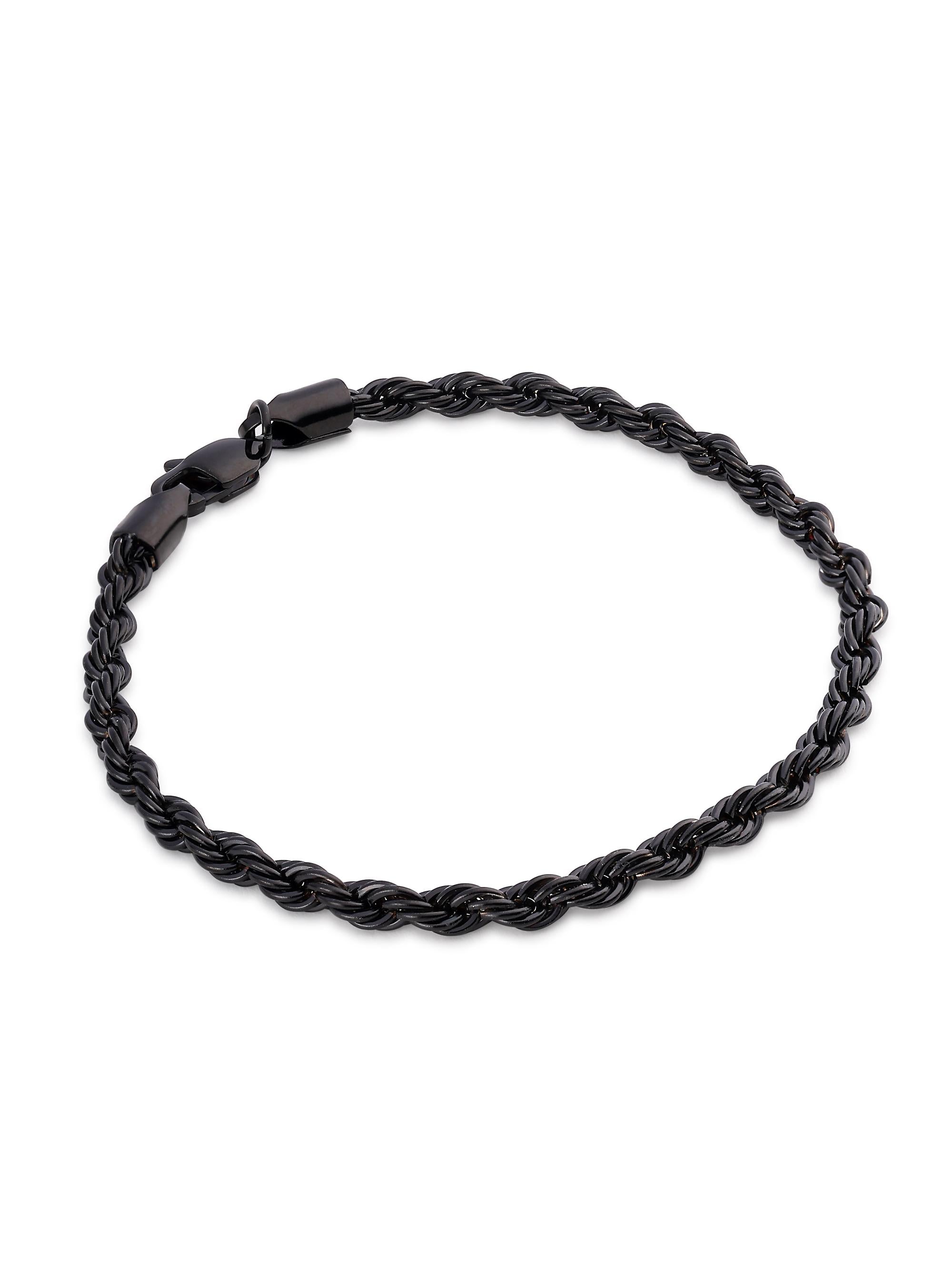 Twist Rope Bracelet (Black)