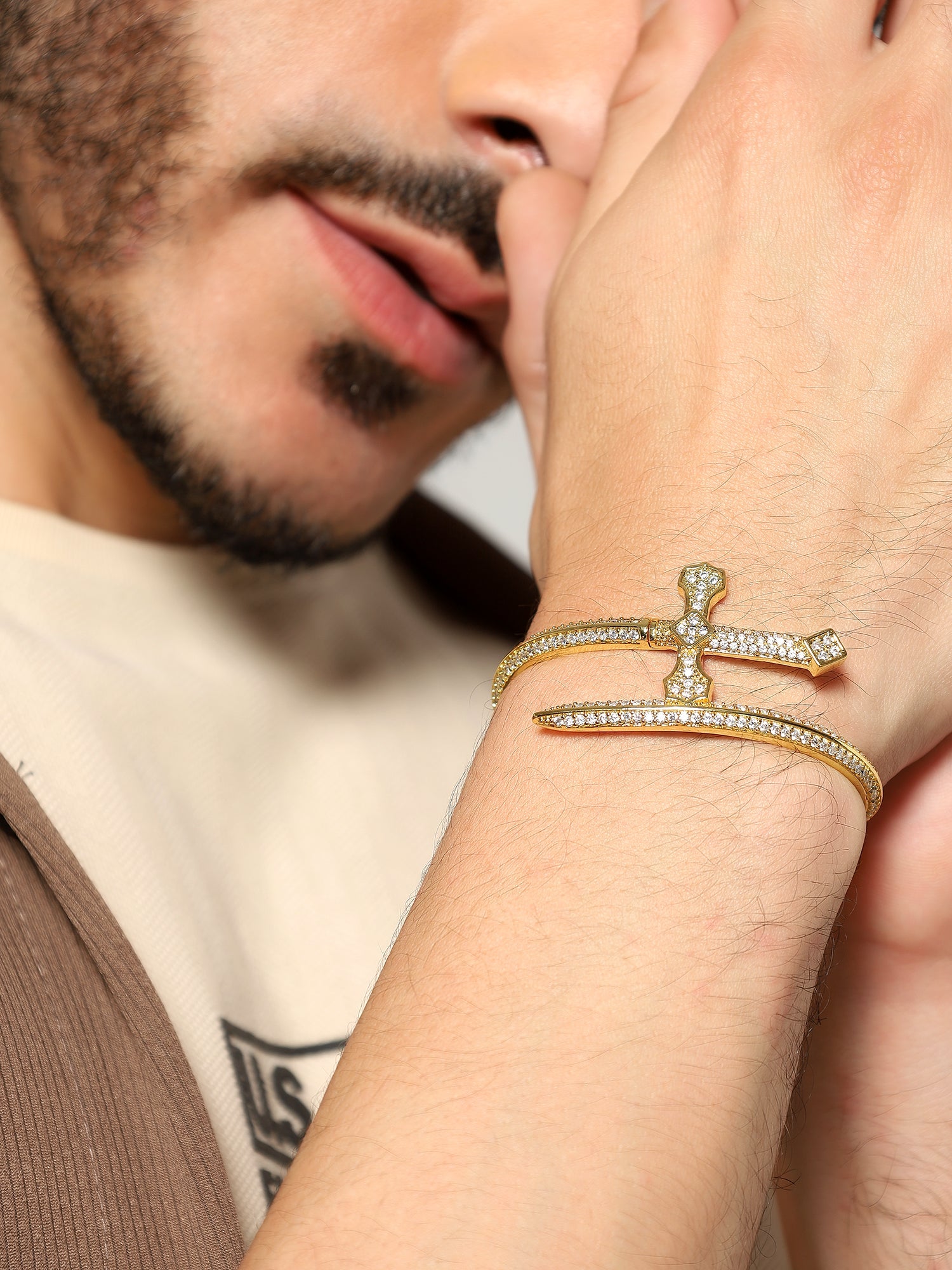 Zenith Orb Sword Bracelet (Gold)