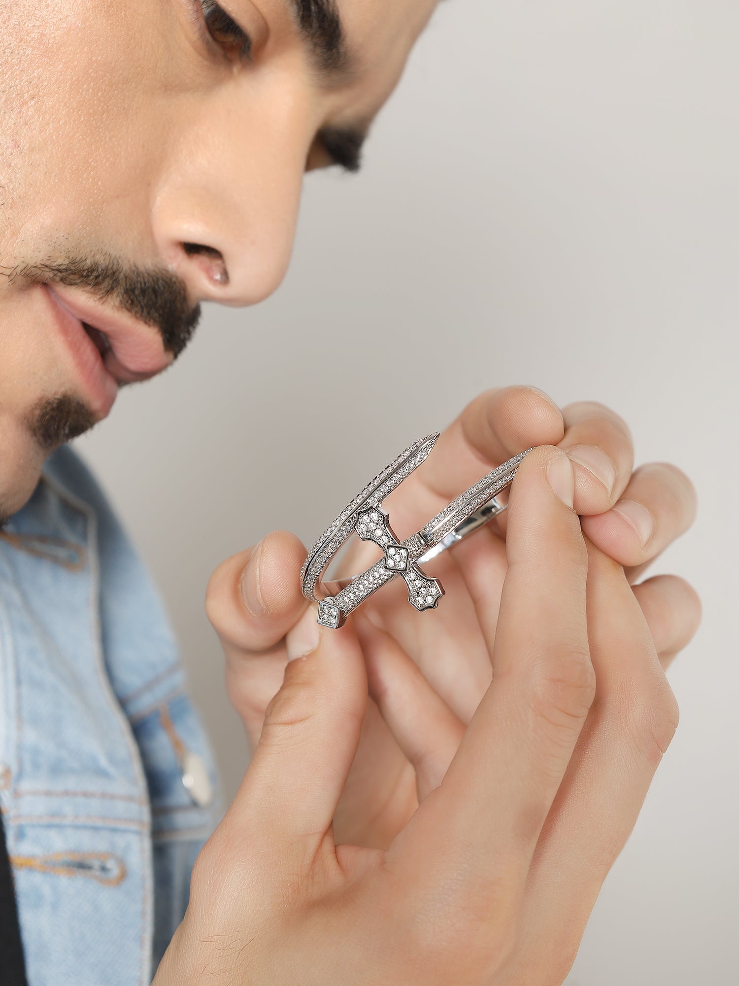 Zenith Orb Sword Bracelet (Silver)