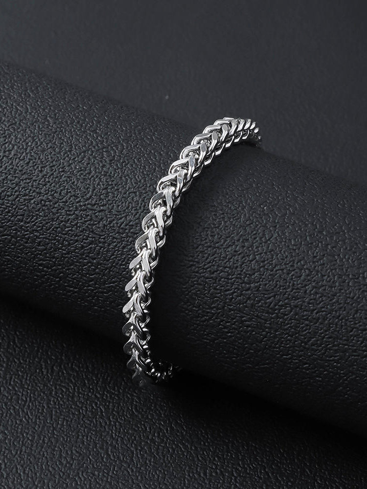 Two Layered Bracelet (Silver)