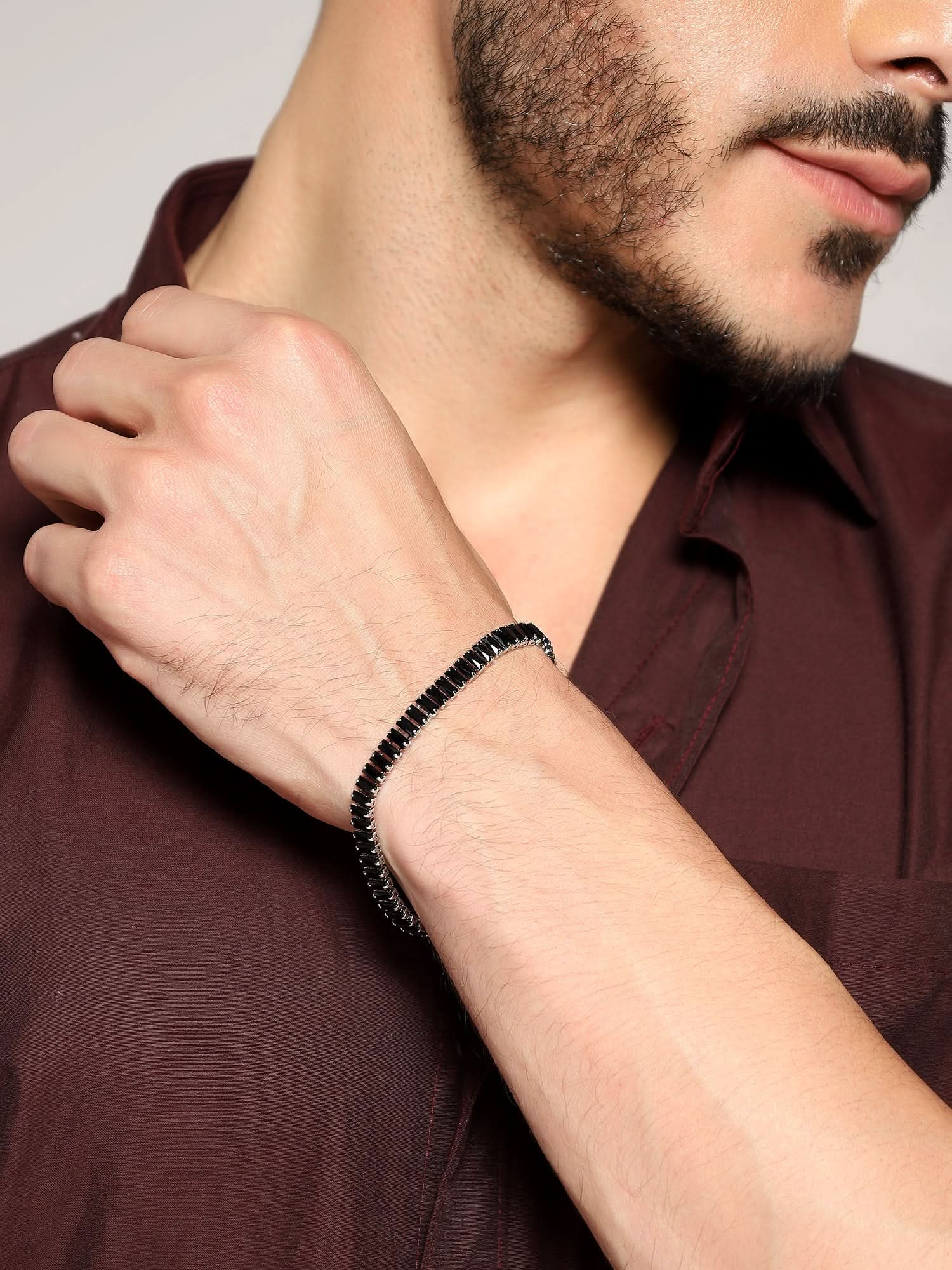 Tennis Bracelet (Black)