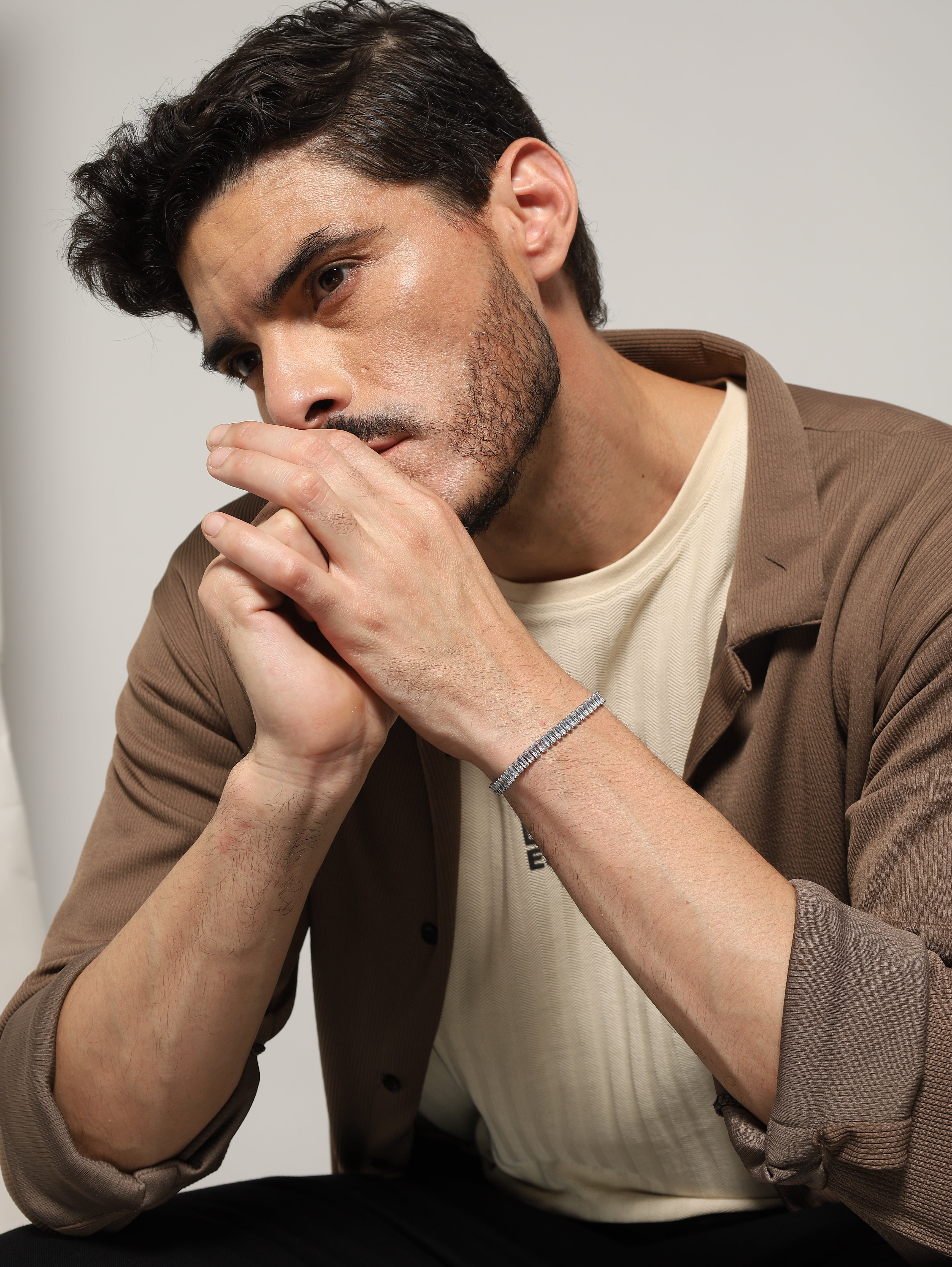 Tennis Bracelet (Silver)