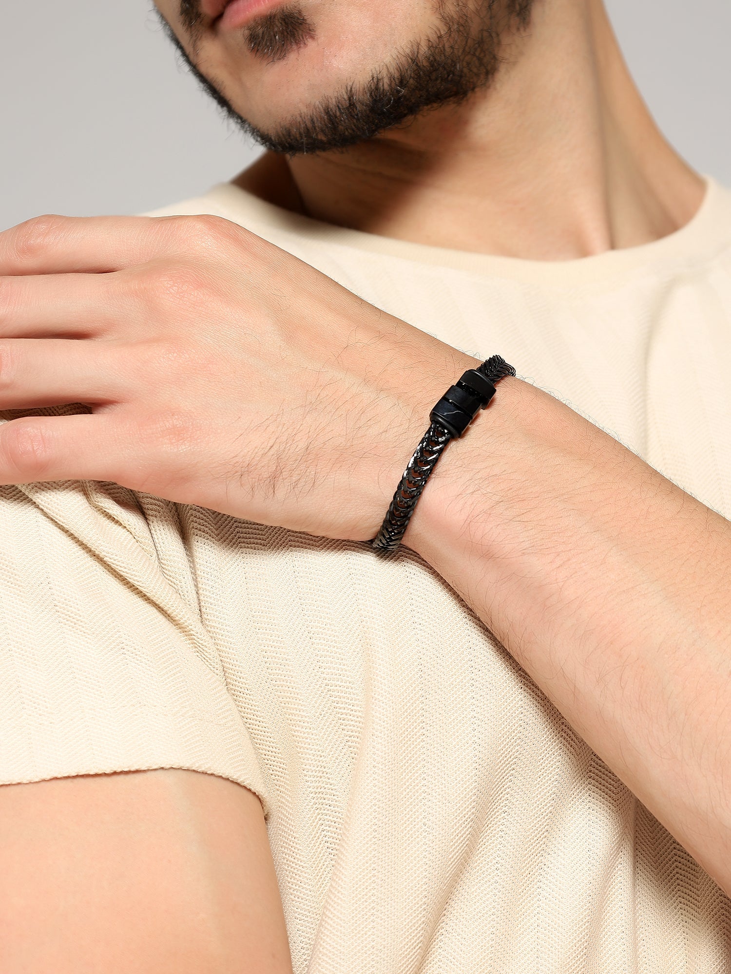Retro Foxtail Bracelet (Black)