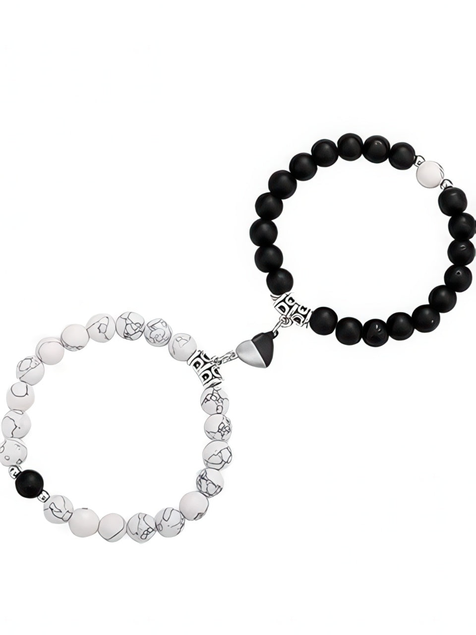 Natural Beads Magnetic Bracelet Set