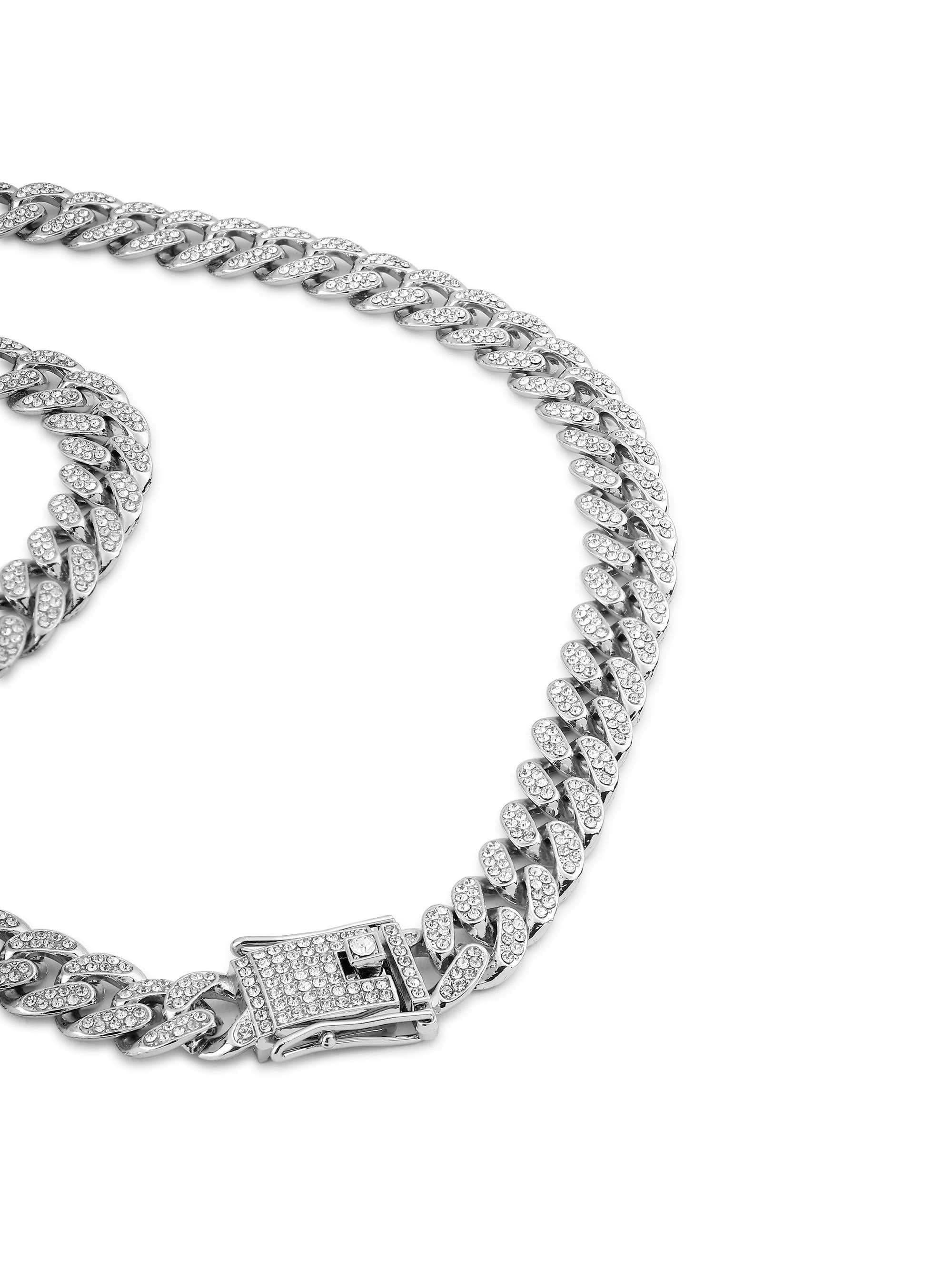 Diamond Cuban Chain (Silver)