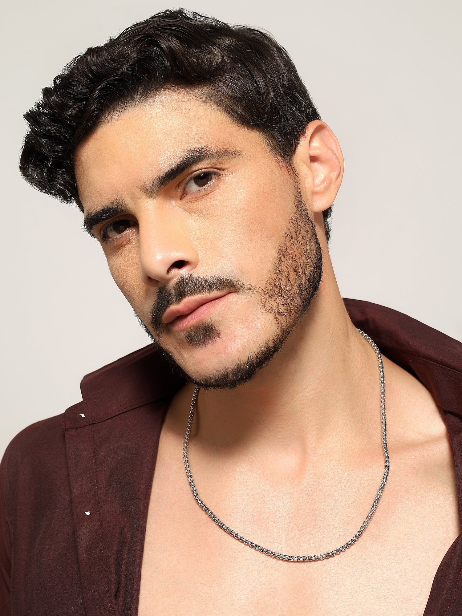 Square Rolo Chain (Silver)