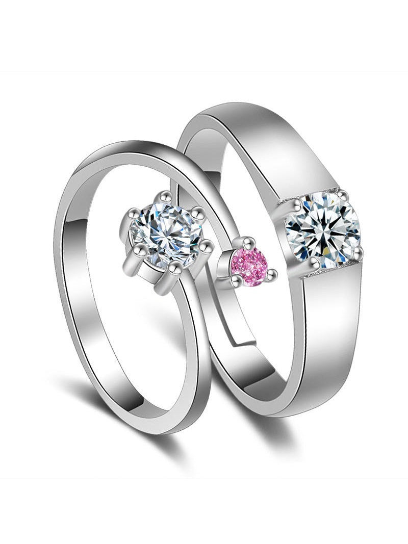 Korean Style Couple Ring Set