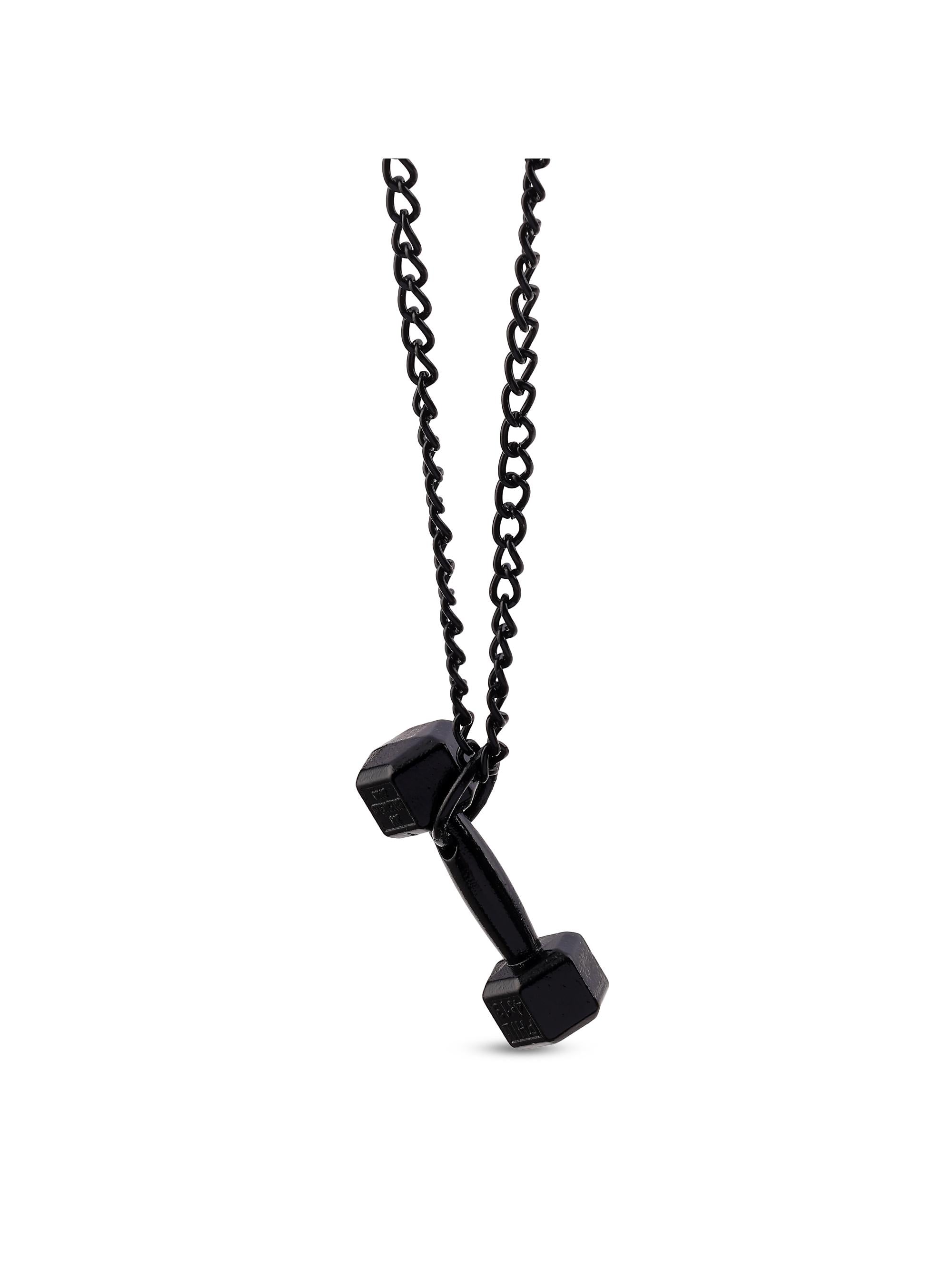 Dumbell Pendant (Black)
