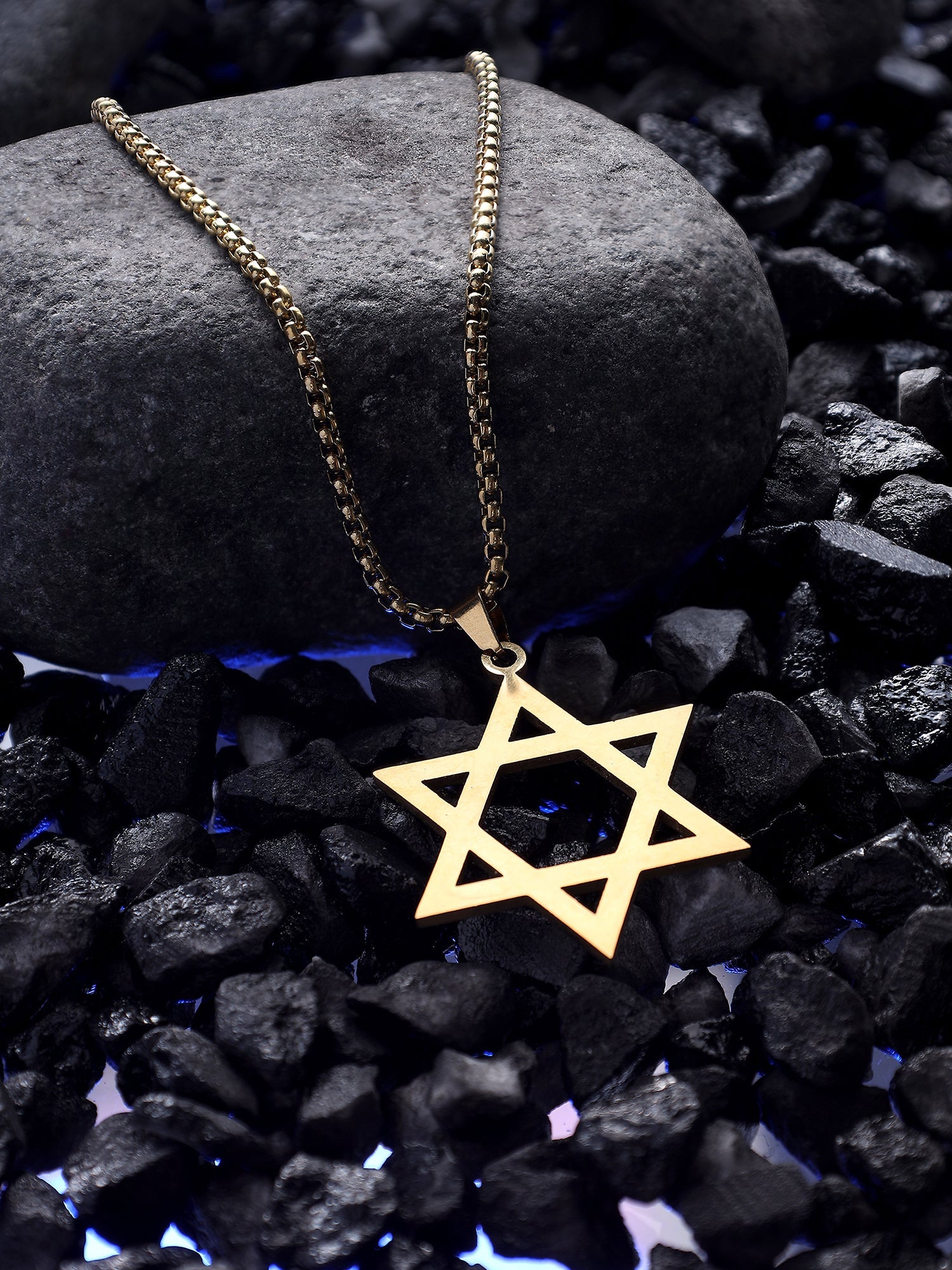 Six Pointed Star Pendant (Gold)