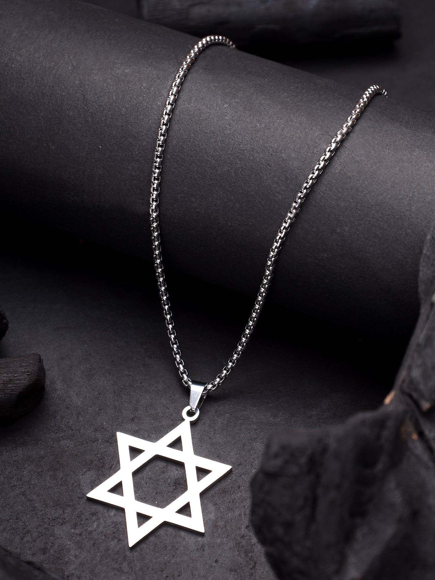 Six Pointed Star Pendant (Silver)