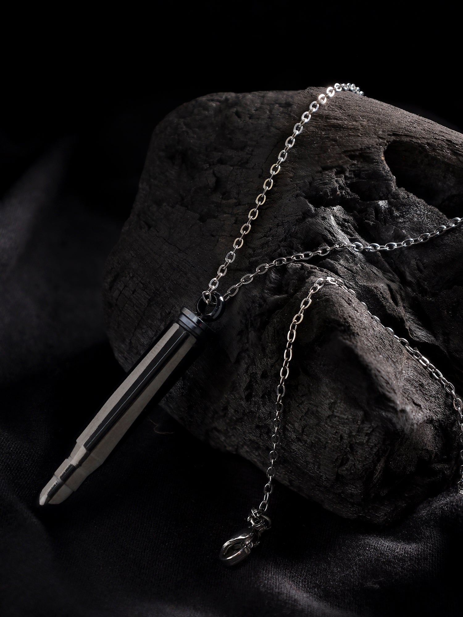 Bullet Head Pendant (Black)