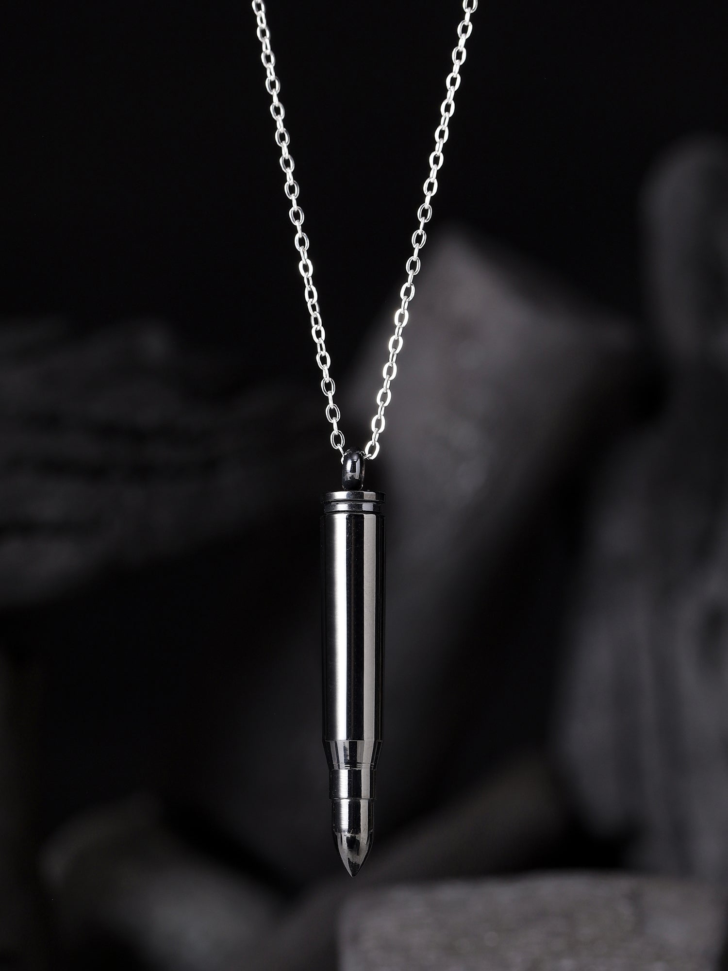 Bullet Head Pendant (Silver)