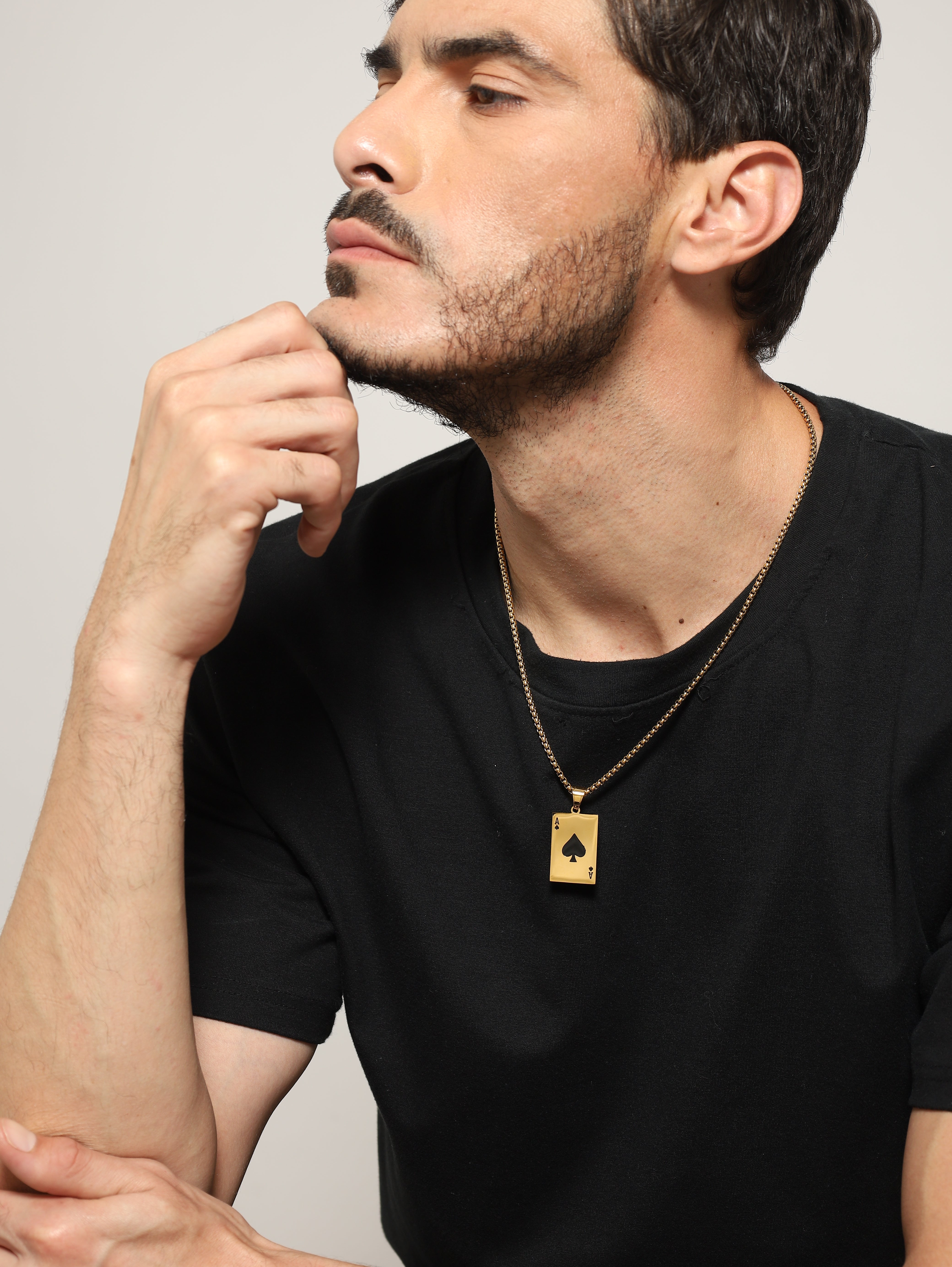 Ace of Spades Signature Pendant (Gold)