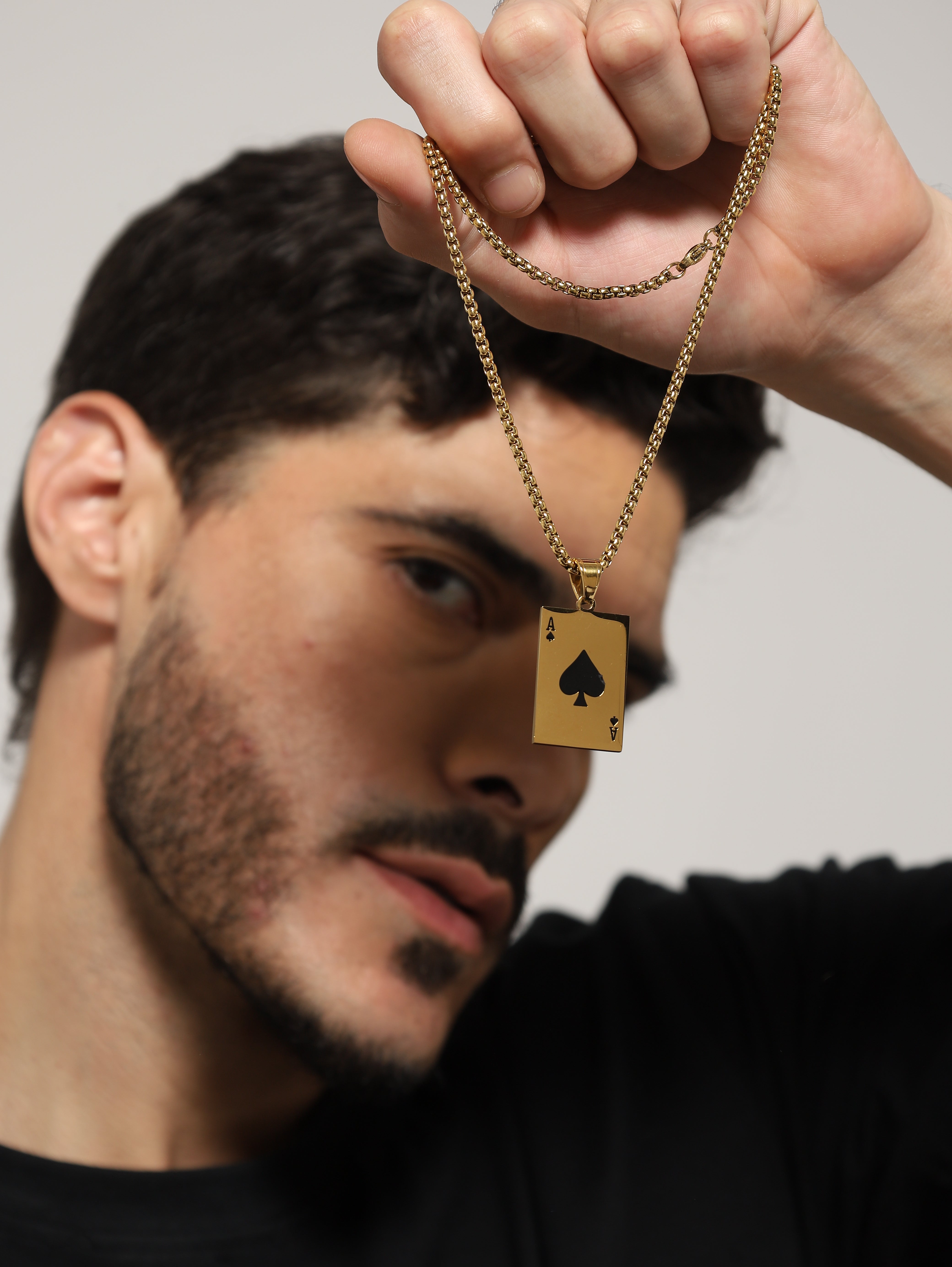 Ace of Spades Signature Pendant (Gold)