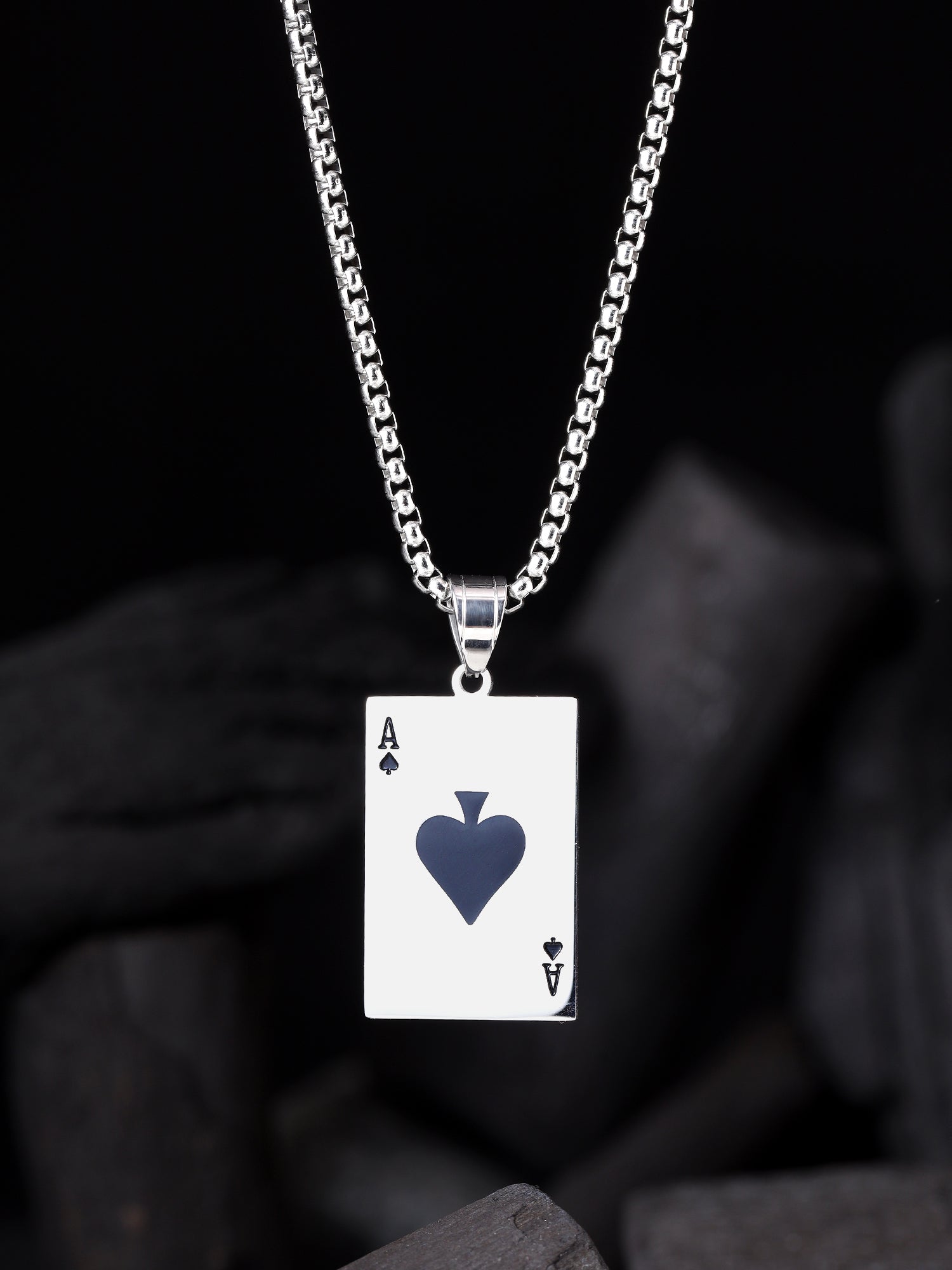 Ace of Spades Signature Pendant (Silver)