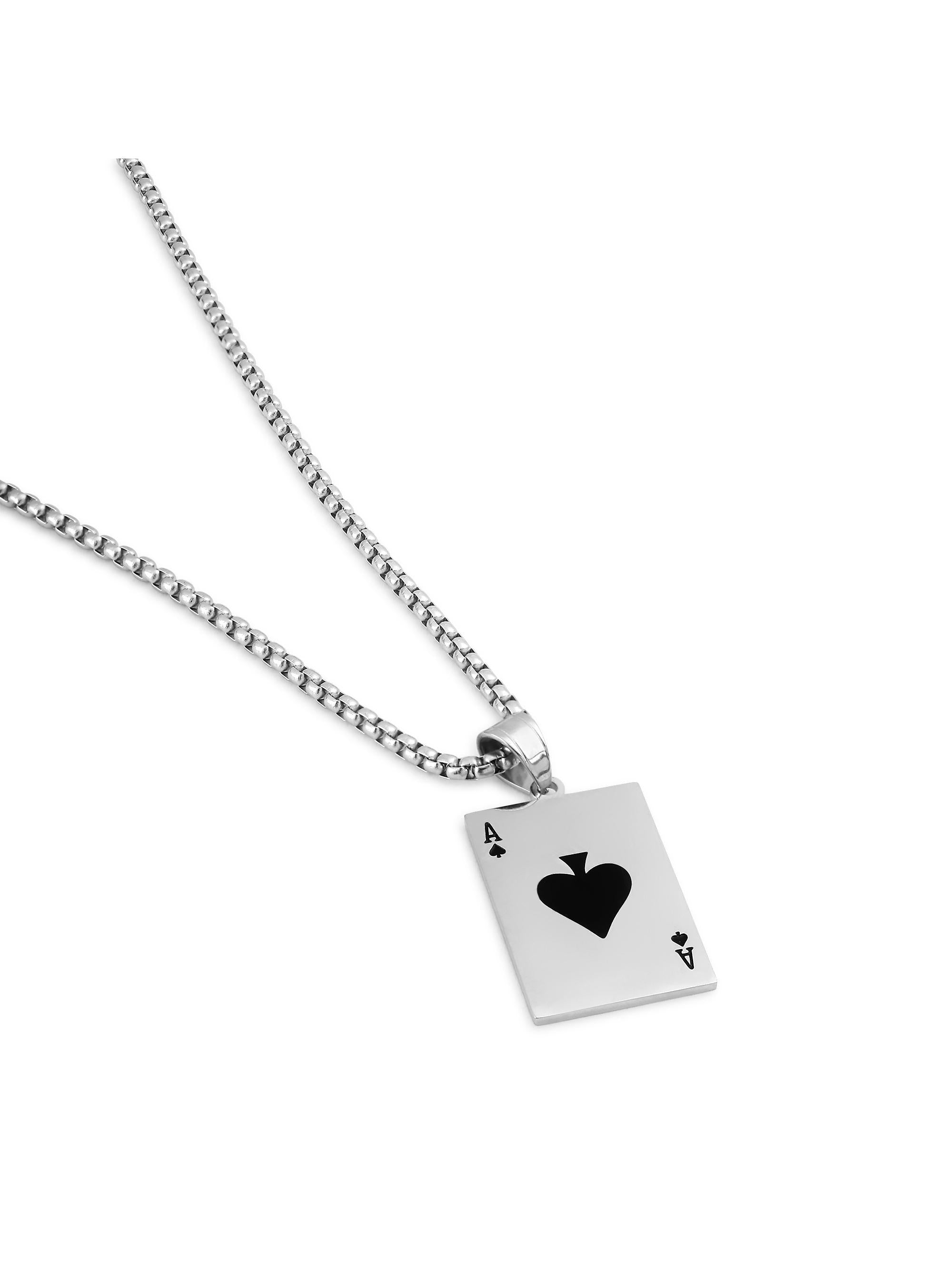 Ace of Spades Signature Pendant (Silver)