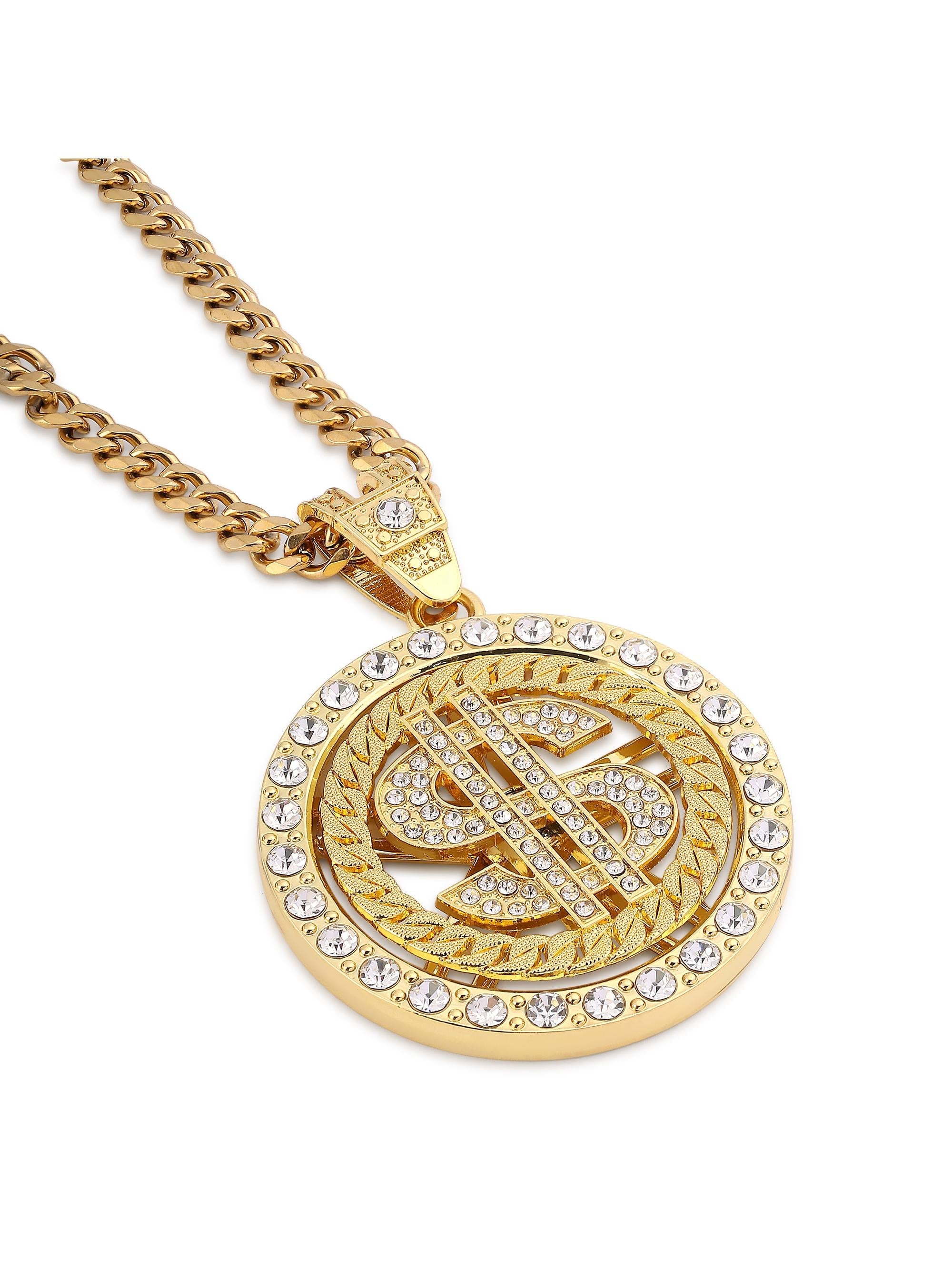 Luxe Dollar Spinner Pendant