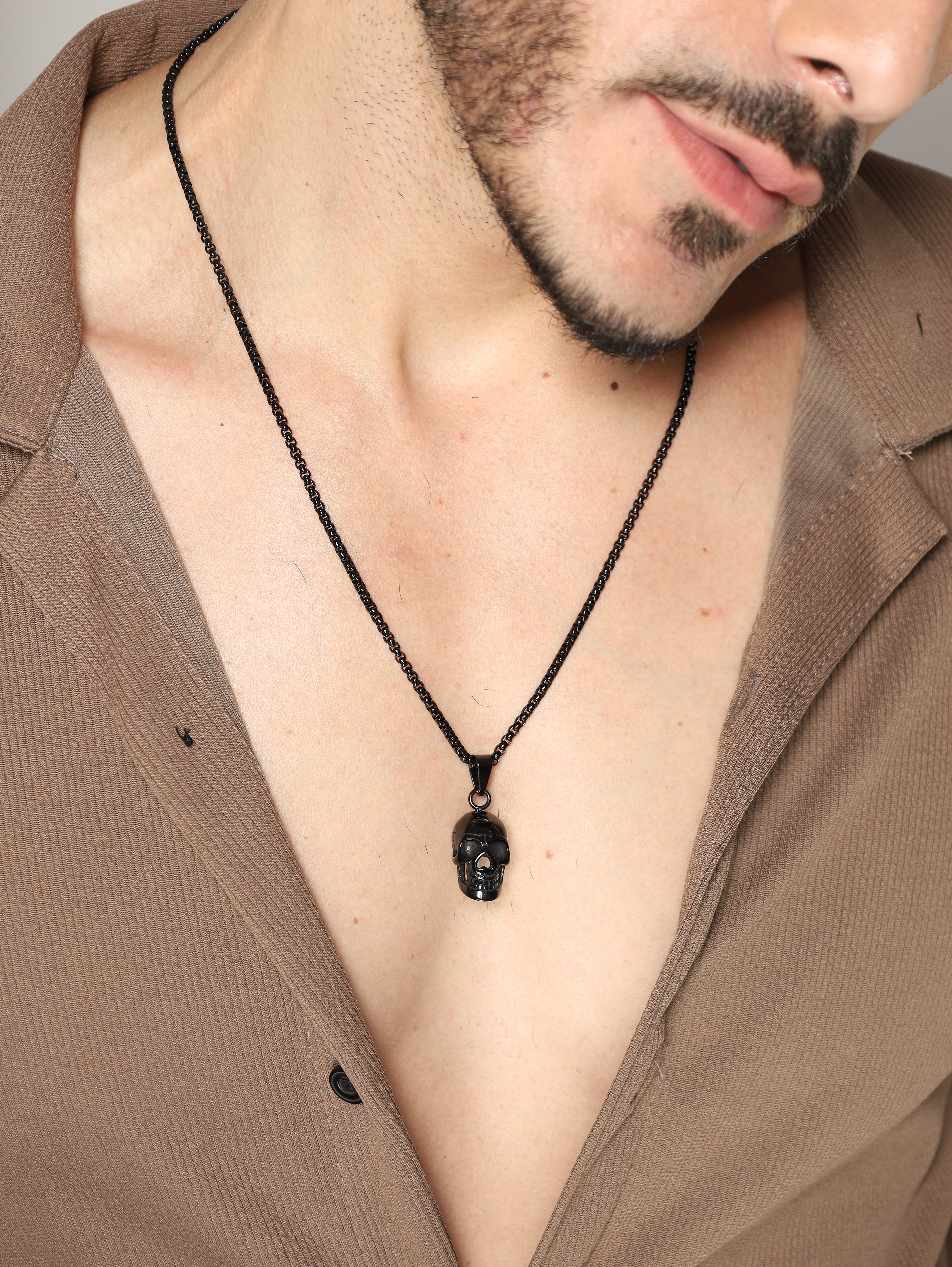 Midnight Skull Pendant