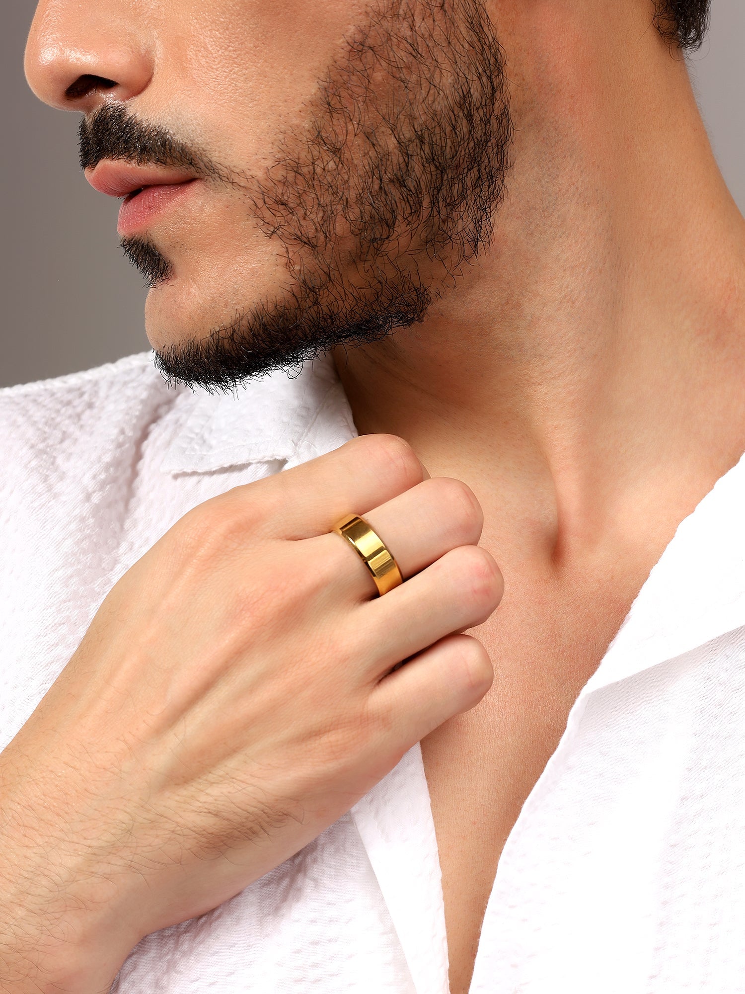 Rectangle Signet Ring (Gold)