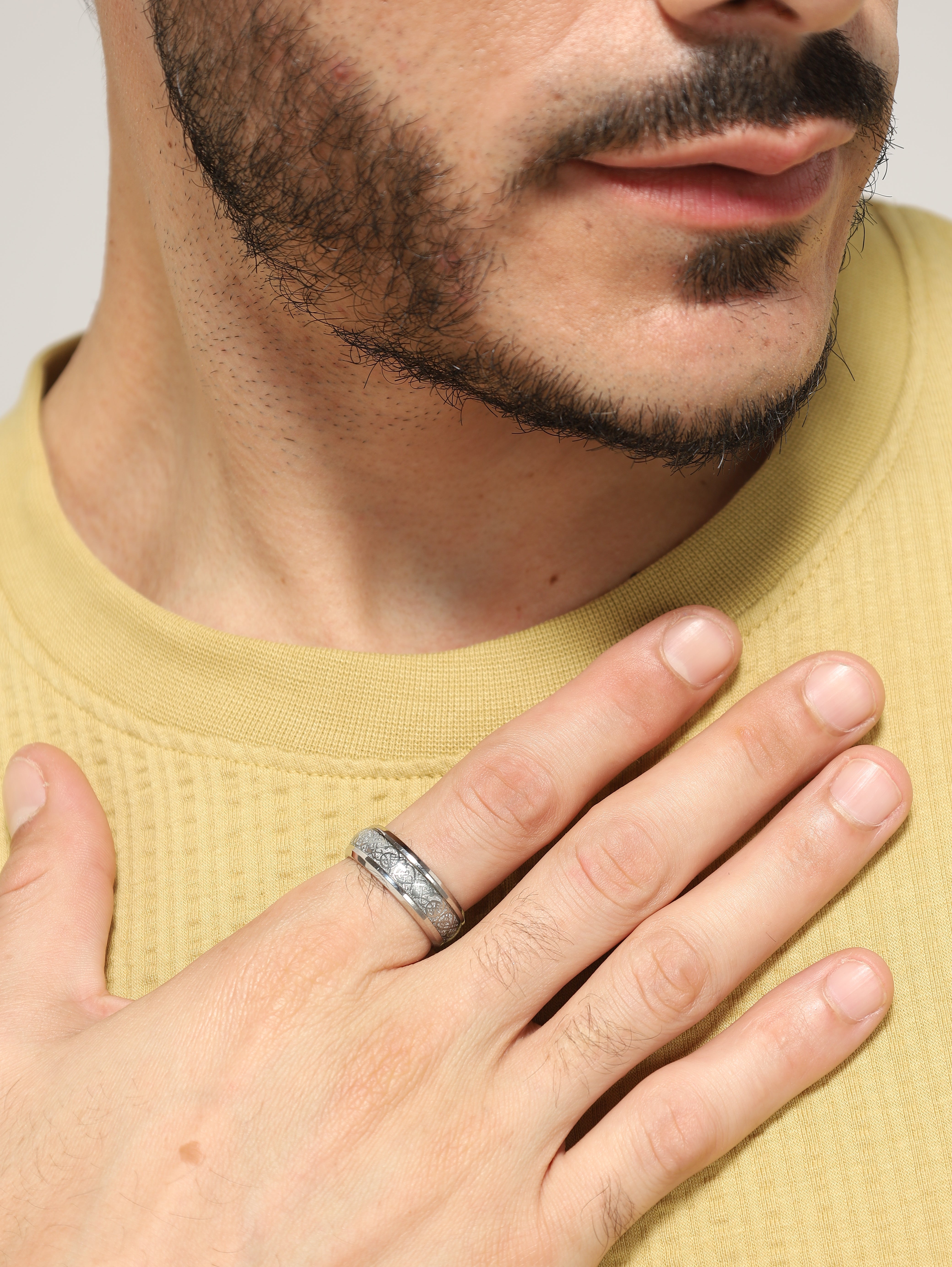 Dragon Inlay Anillo Ring