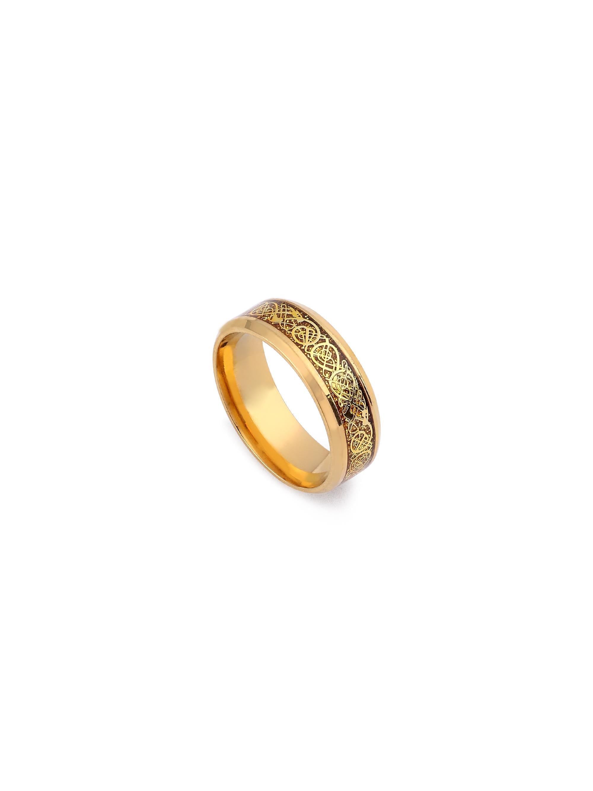 Dragon Inlay Anillo Ring