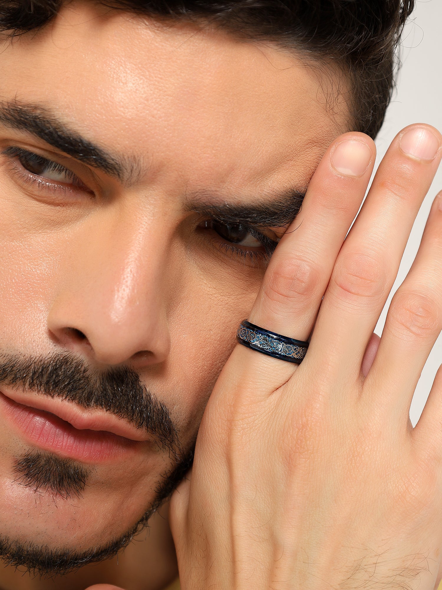 Dragon Inlay Anillo Ring