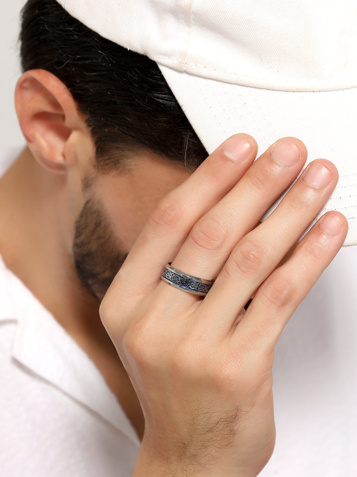 Dragon Inlay Anillo Ring