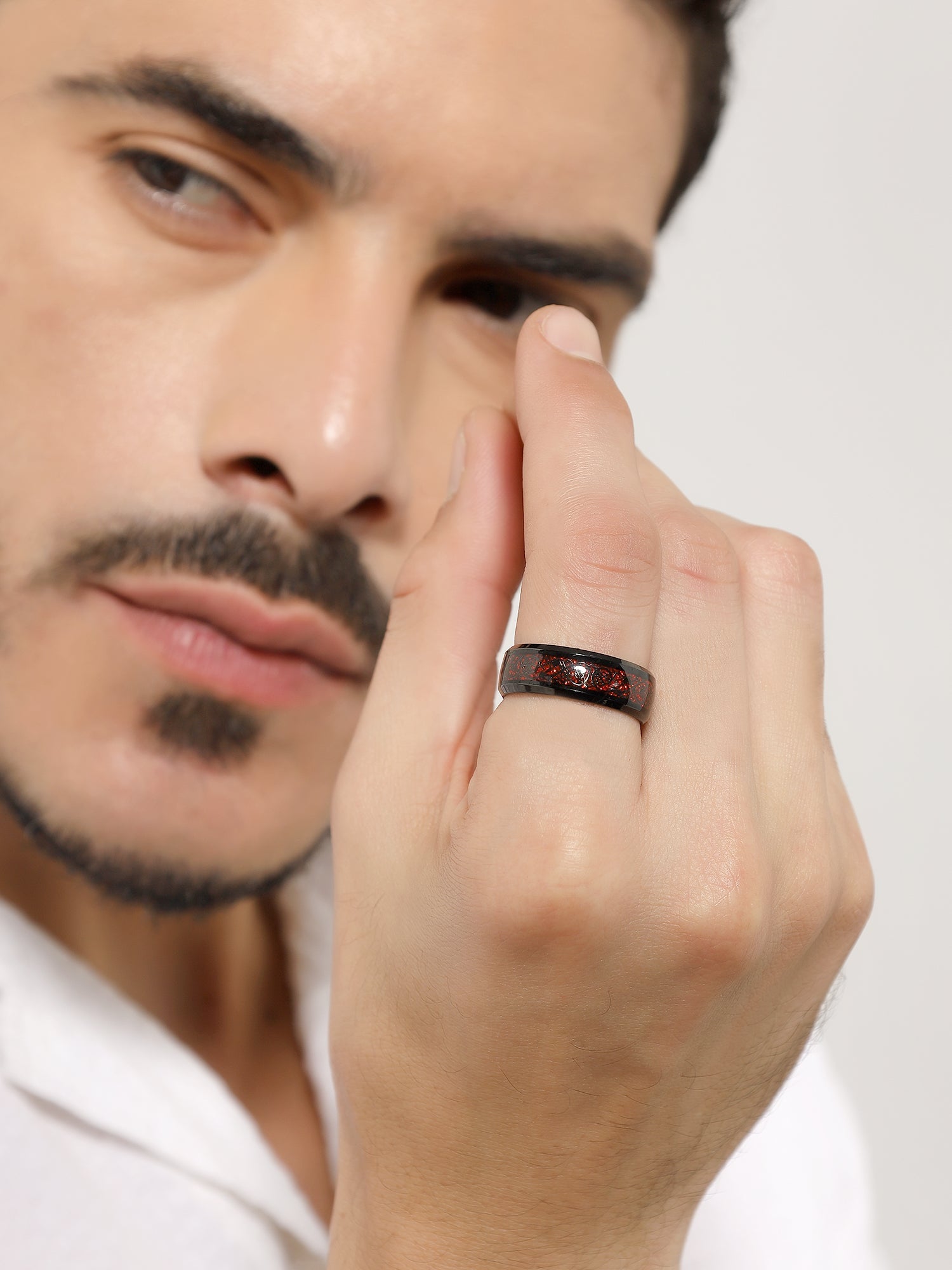 Dragon Inlay Anillo Ring