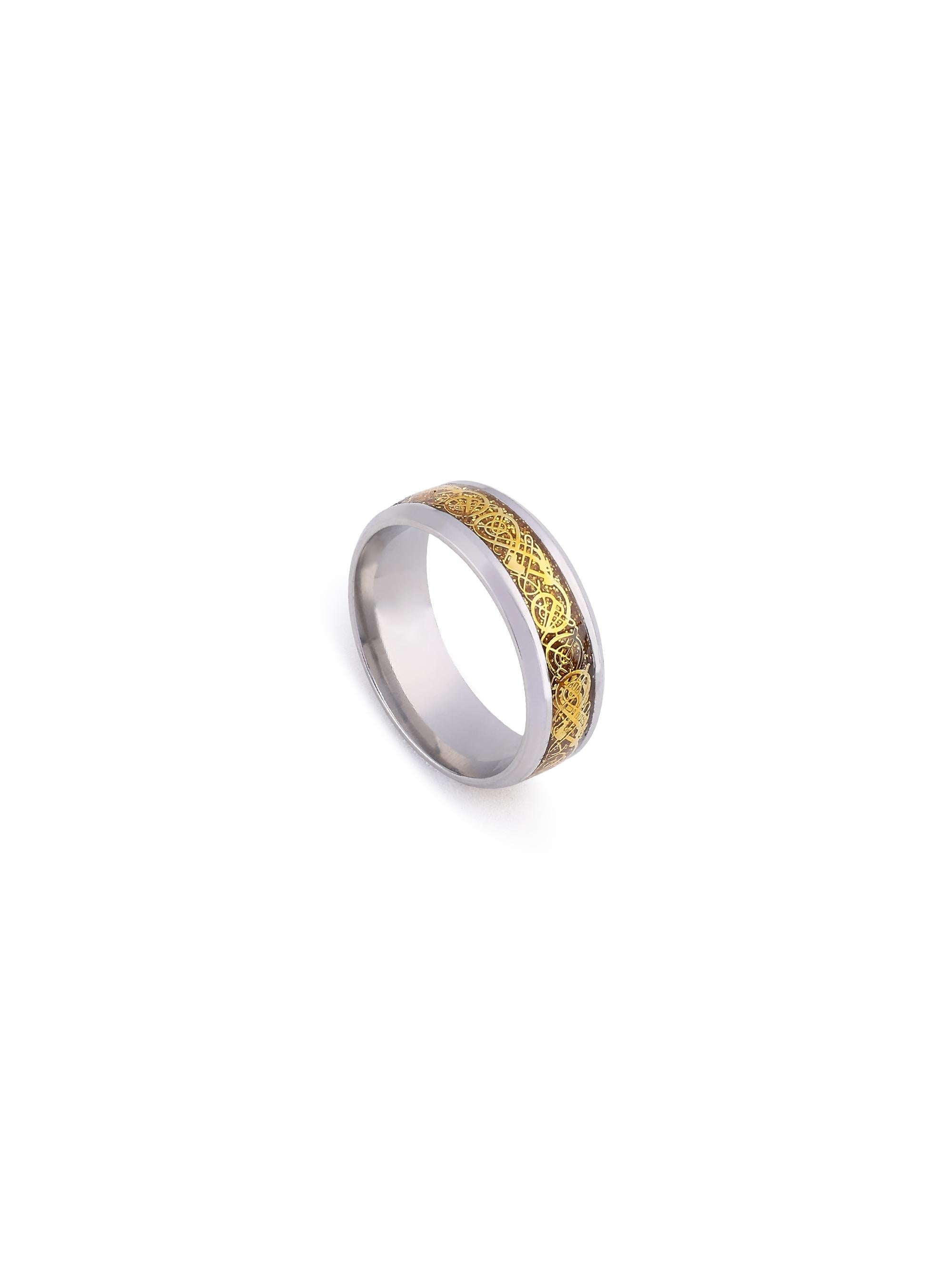 Dragon Inlay Anillo Ring