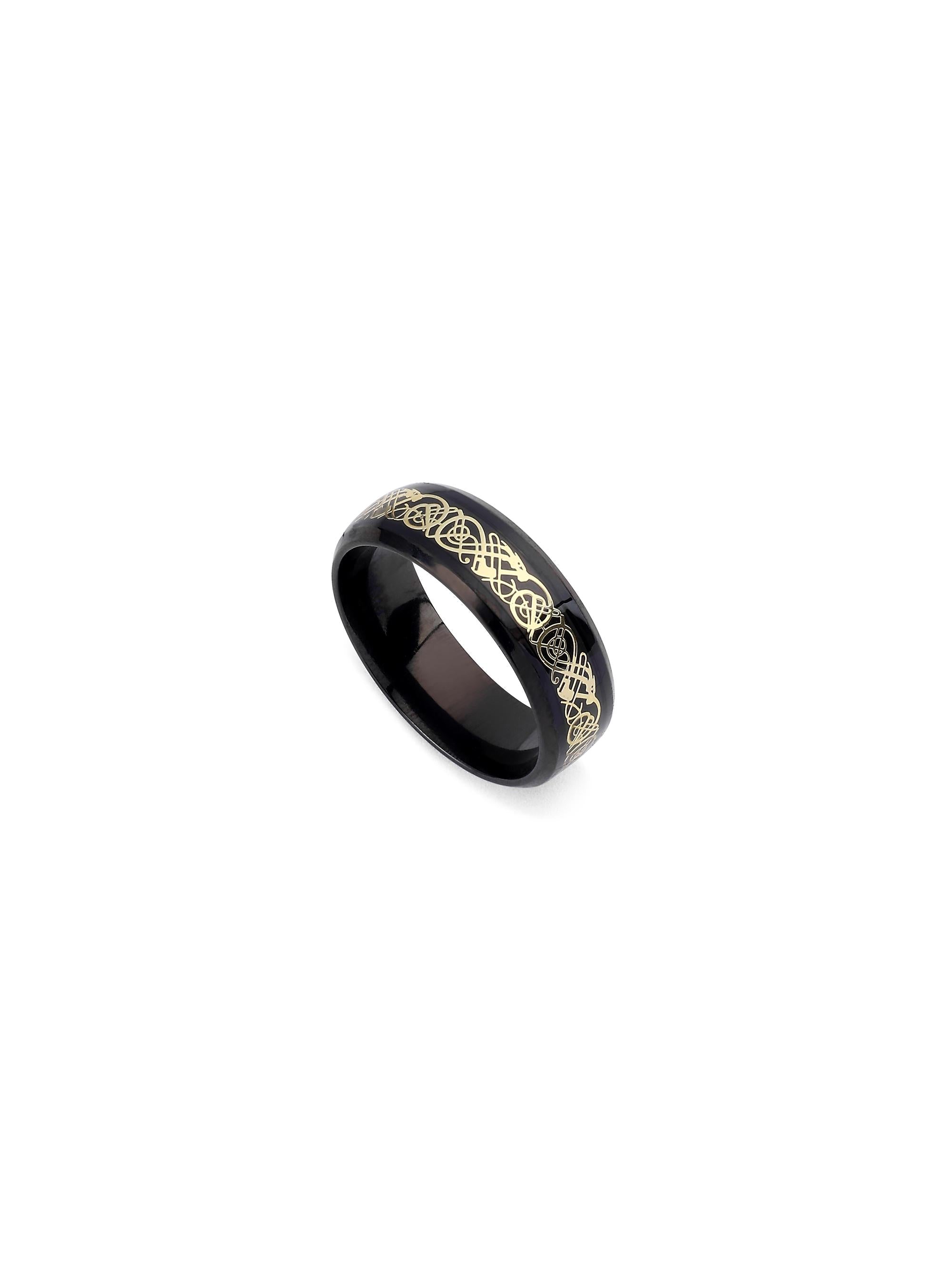 Dragon Inlay Anillo Ring