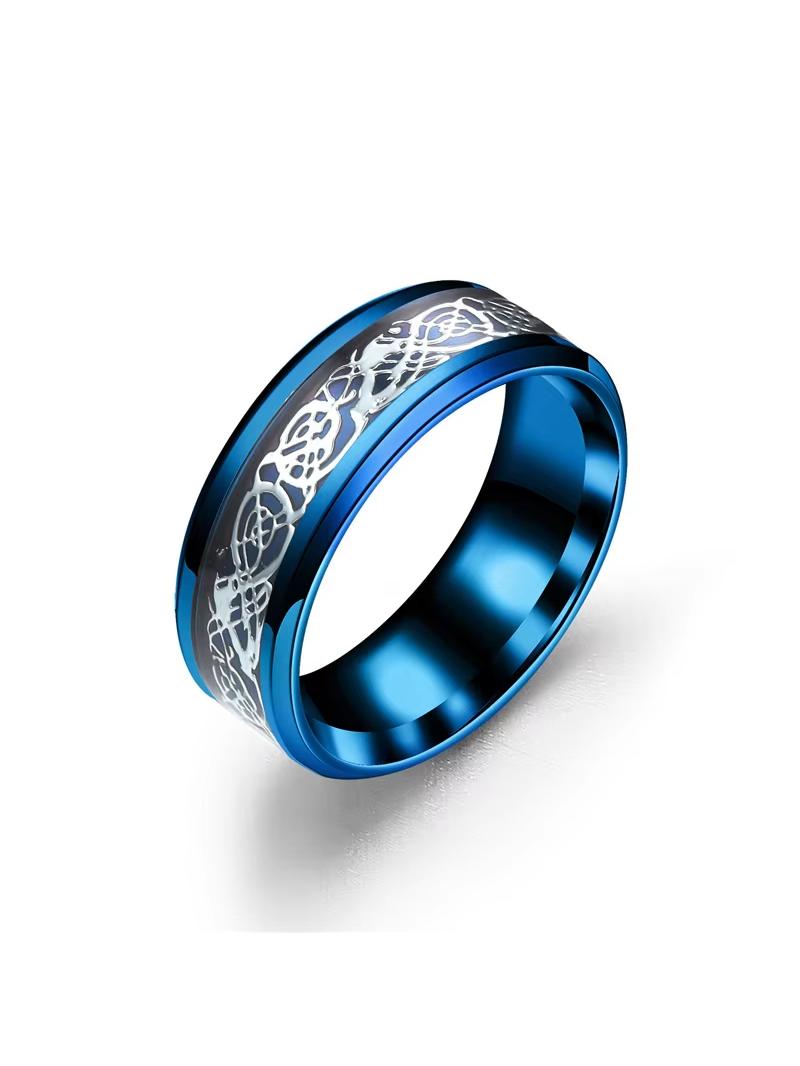 Dragon Inlay Anillo Ring