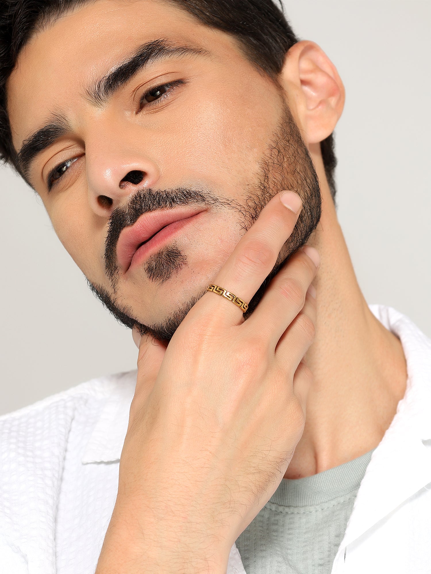 Cutting Designer Ring (Gold)